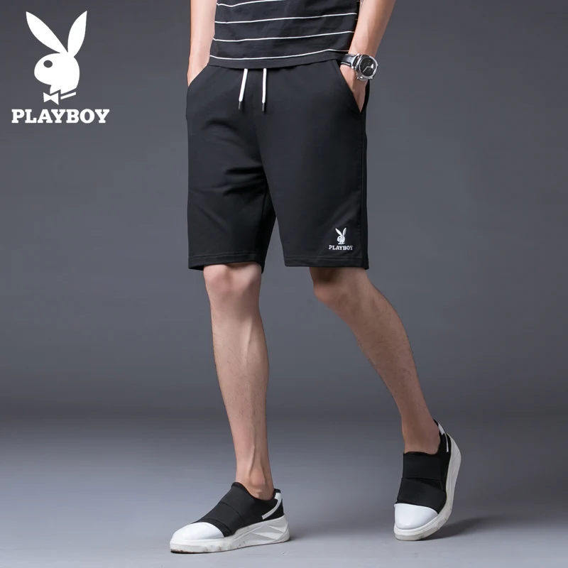 Playboy Pria Playboy Pendek Kasual 