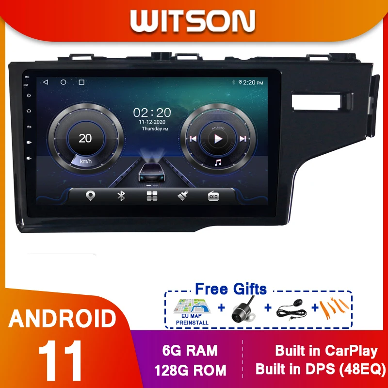 WITSON 9 &quotFULL HD сенсорный экран Android 11 Восьмиядерный Автомобильный GPS мультимедийный