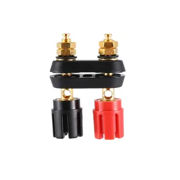 

Banana plugs Couple Terminals Connector Amplifier Terminal Binding Post Banana Speaker Plug