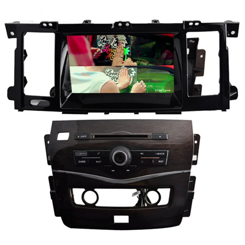 NaviTopia 1024*600 8 дюймов core ram 2G rom 32G Android 1 автомобильный радиоплеер для Nissan Patrol 2015-с