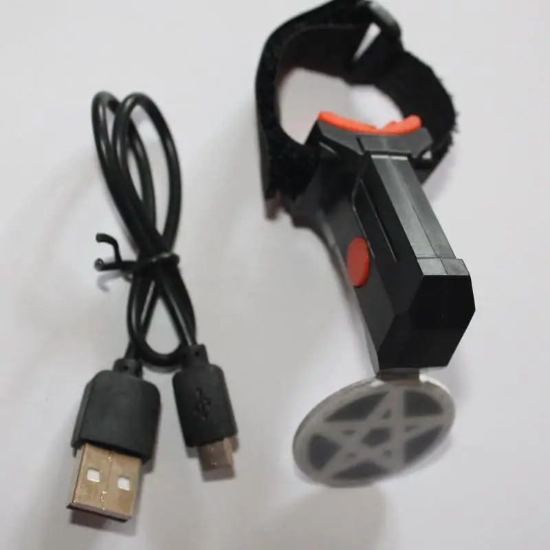 10lm зарядка через usb Водонепроницаемый COB светодиодный задний фонарь для велосипеда Предупреждение задний фонарь