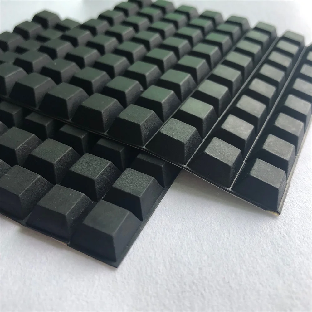 20x20x8mm Rubber Bumper Stop Non-slip Self-Adhesive Feet Door er Pad For Home Furniture Accessories self adhesive handles table foot pad