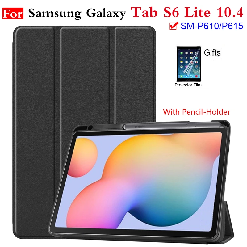 2020 чехол для Samsung Galaxy Tab S6 Lite 10 4 фотографический тройной складной подставка из
