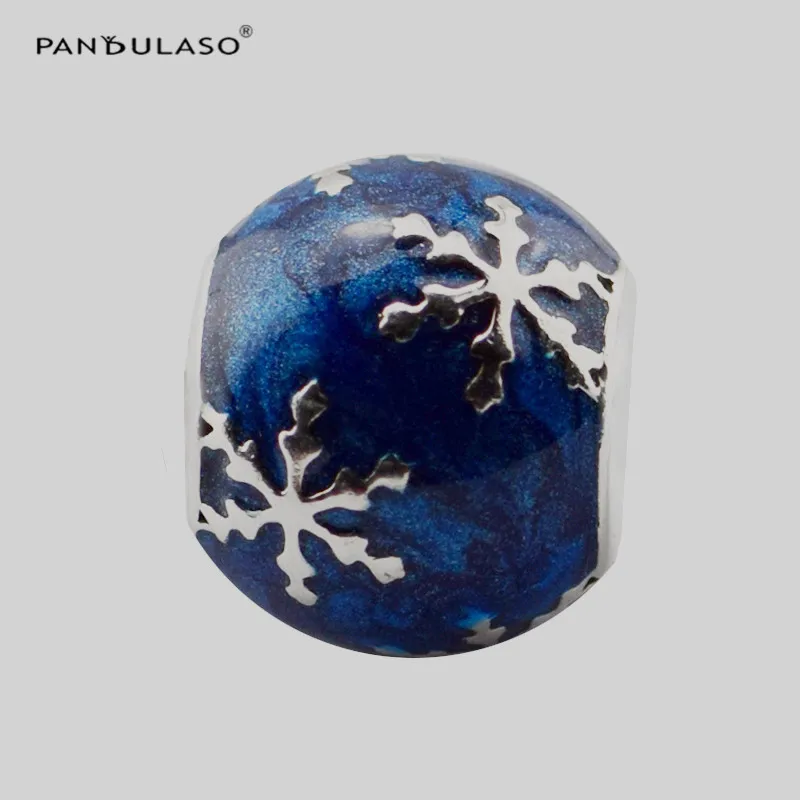 

Beads For Jewelry Making Wintry Delight Charm Midnight Blue Fits European Charms Bracelets Woman DIY Sterling Silver Jewelry