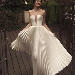Слоновая кость Vestido de festa платья цвета слоновой кости на выпускной без бретелек атласные элегантные вечерние платья длиной до пола заказ Саудовская Арабский Robe De Soiree - Цвет: Слоновая кость
