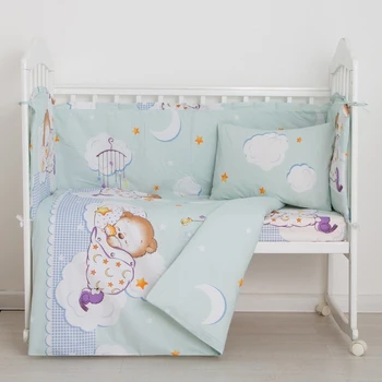 

Set for the bed 6 items Sweet dream, calico, chl100% 4685105