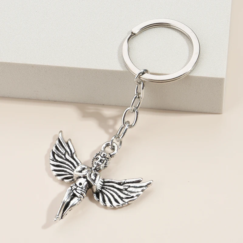 【YEGG】Wing keyring (2colors) Accessories Angel Keychain | Key Chains Keys Angel