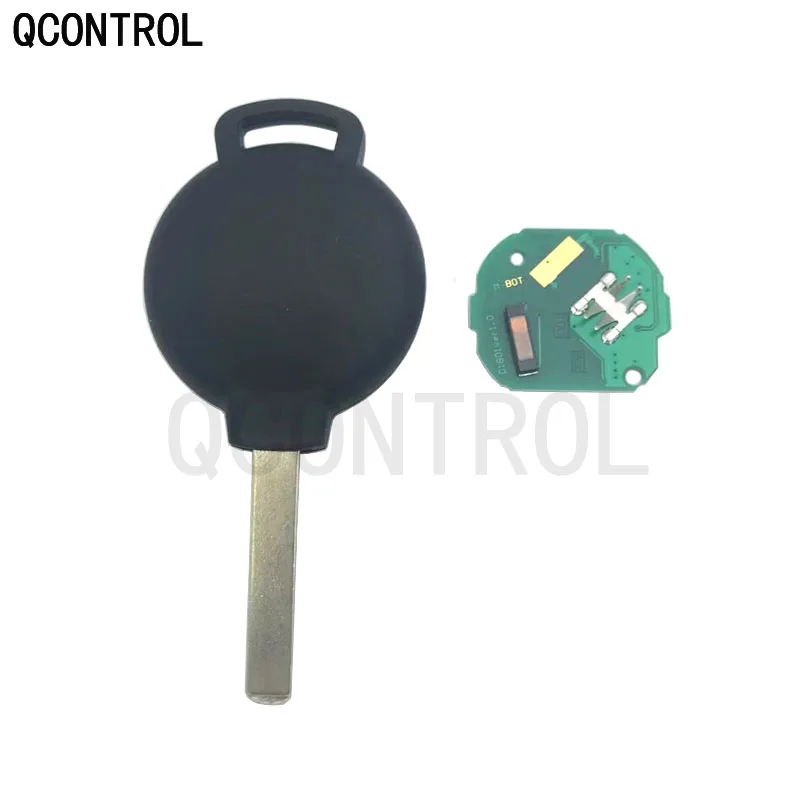 QCONTROL 433 МГц полный дистанционный ключ для Mercedes-Benz Smart Fortwo 451 2007 2008 2009 2010 2011 2012 2013 PCF7941 чип