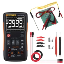 Q1 true-rms multímetro digital botão 9999 contagens analógico gráfico de barras ac/dc tester