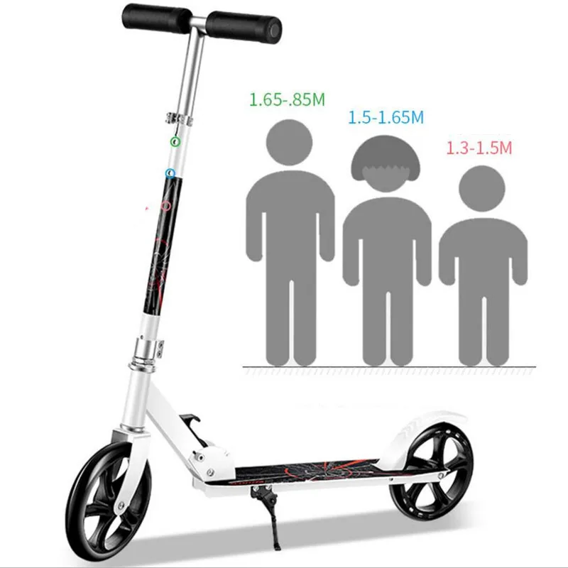 PROD 4000424819362 City Adjustable Aluminum Alloy T-Style Kids scooter
Children Kick Scooter 200mm Wheel Adults Foldable Foot Scooter bear
200kg