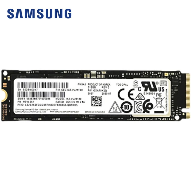 Samsung Pm9a1 Internal Solid State 256gb 512gb 1tb M.2 Nvme Pcie4.0 For Laptop Ssd - Solid State Drives - AliExpress