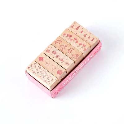 Винтажная мини серия kingdom деревянные резиновые штампы для скрапбукинга канцелярские товары DIY Скрапбукинг стандартный деревянный штамп - Цвет: A5