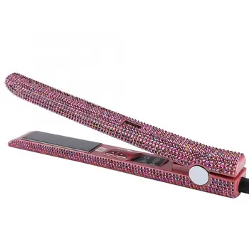 

Electric Hair Straightener Rhinestone Decoration LCD Curly Hair Styling Tools Hair Salon Accessories