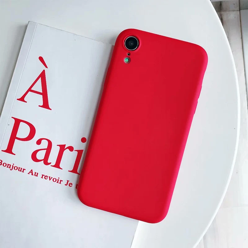 Мягкий силиконовый защитный чехол для samsung Galaxy A50 A70 A40 A30 A20 A10 чехол для телефона Galaxy S10E S10 Lite S9 S8 плюс - Цвет: Красный