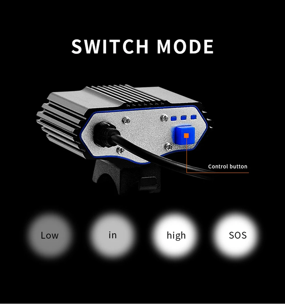 3xT6 LED Bicycle Light With Battery Pack Ultra Bright MTB Road Bike Front Lights Waterproof Safe Cycling Headlight Lamp BC0576 (6)