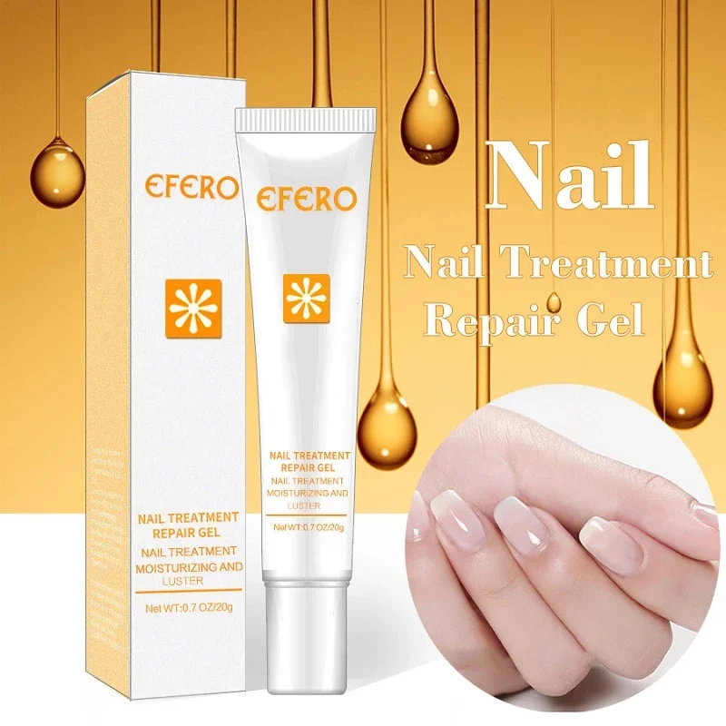 EFERO Nail Repair Gel Toe-Nail Essence Effective Anti-Infection Feet Fungal Removal Serum Paronychia Onychomycosis Treatment 20g | Красота и