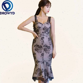 

Women Midi Dress Summer Fashion Bodycon Sexy V-neck Sleeveless Bag Hip Boho Holiday Tropical Party Elegant Runway Dress Vestidos