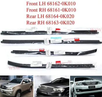 

Fit For Toyota hilux 1985-1995 2005-2015 Car Window Moulding Trim Weatherstrip Seal Belt 4pcs 68162-0K010 68161-0K010