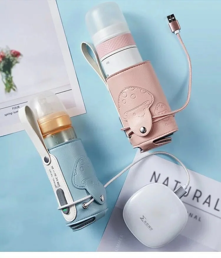 USB портал подогреватель молока PU материал подогреватель молока бутылочка для кормления грелка дорожная бутылка Перевозчик
