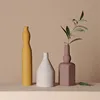 Nordic Geometric Irregular Morandi Vase Art Flower Home TV Cabinet Model Decoration Floreros De Decoracion Gift ► Photo 2/6