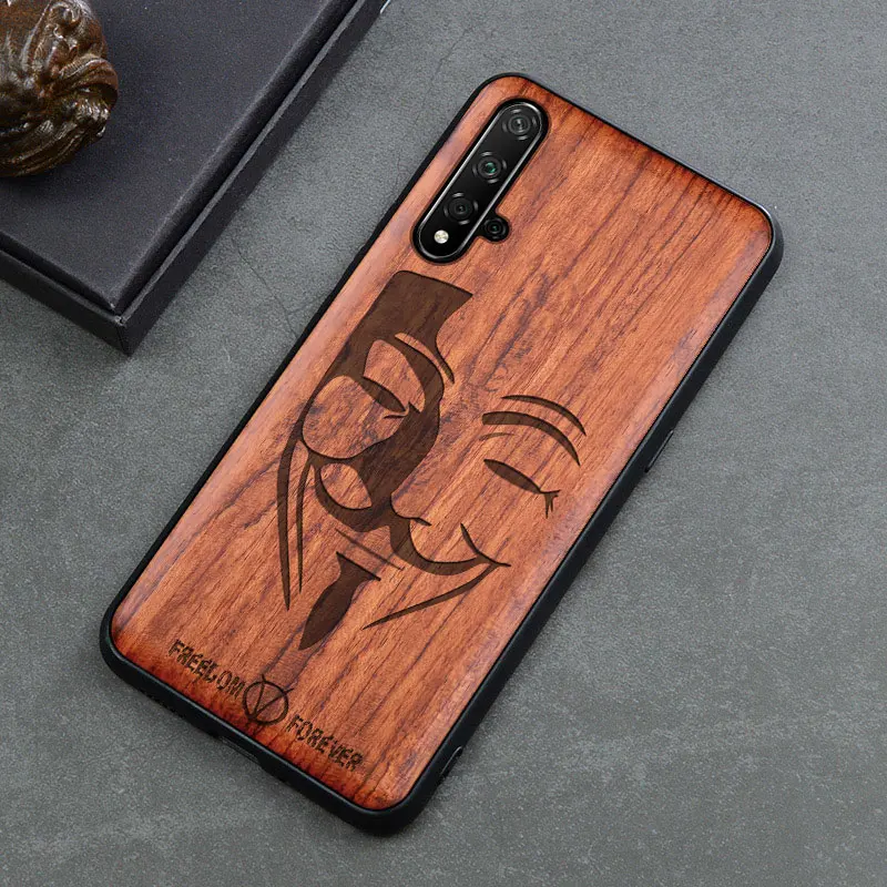 Новинка для huawei Nova 5t чехол тонкий деревянный задний Чехол TPU бампер чехол для huawei Nova 5t чехол для телефона s