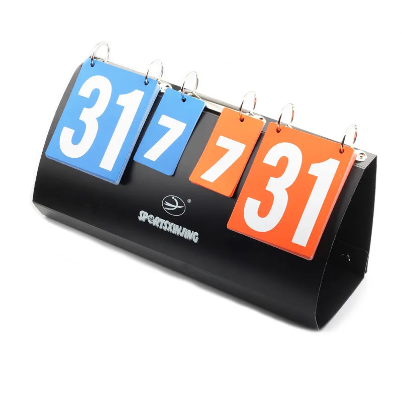 

Basket Scoreboard Four-Digit Shuttlecock Volleyball Score Board Manufacturers Direct Selling Multi-functional Folding Scoring Ma