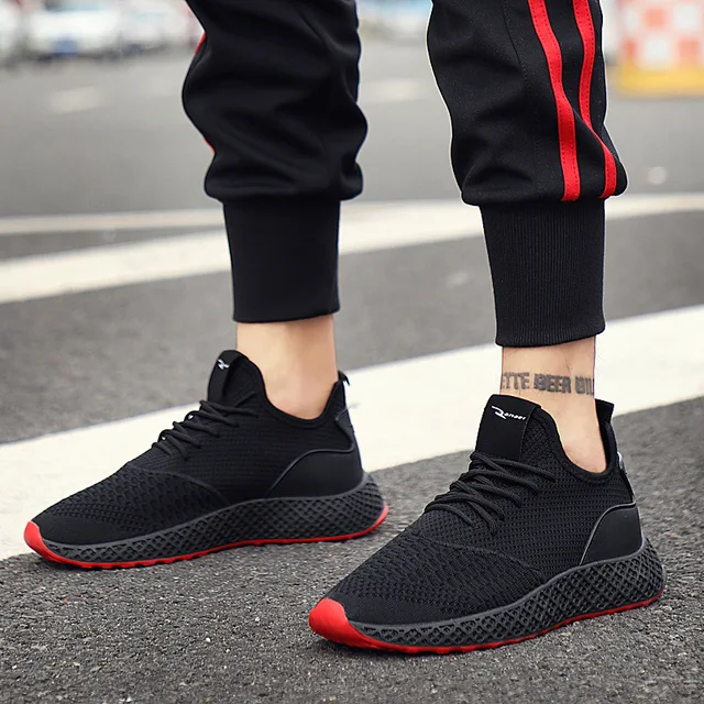 mesh mens trainers