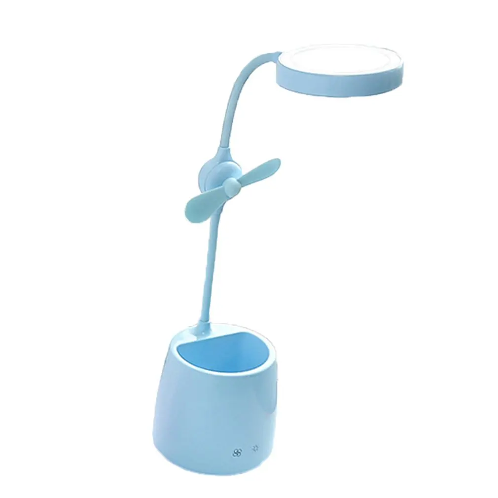 

Led Table Lamp Fan Pen Holder Table Lamp Fan Table Lamp Pen Holder Fan Multi-Function Table Lamp Fan