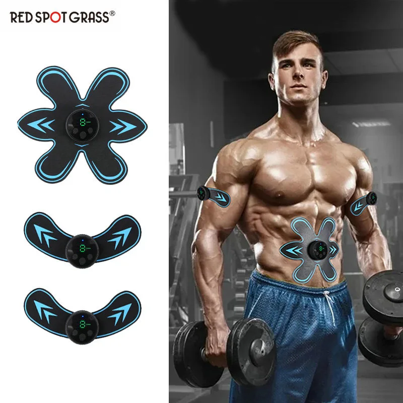 

Professional EMS Muscle Training USB Charging Muscle Trainer Fat Burning Smart Body Building Fitness Kits Abs Arm Trainer