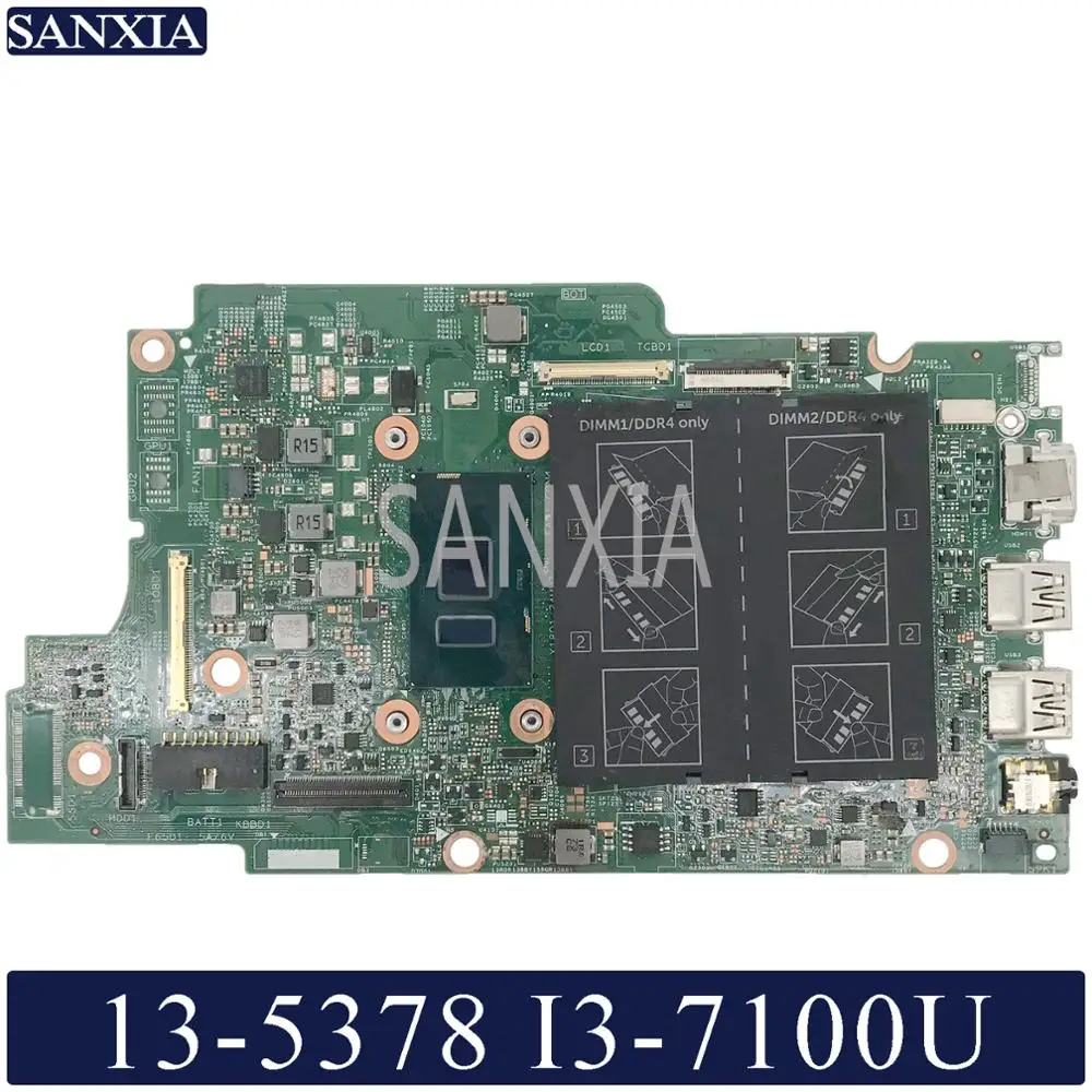 Kefu CN-0W25G6 ноутбук материнская плата для Dell 13-5378 15-5578 оригинальная материнская плата I3-7100U
