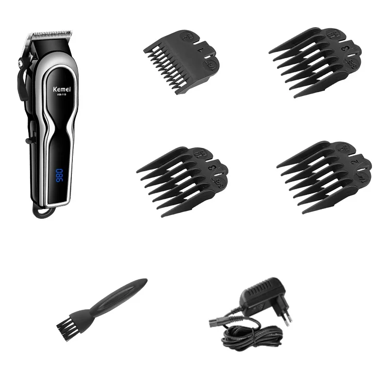 Беспроводная Регулируемая машинка для стрижки волос профессиональный триммер для волос Мужская электрическая машина для резки волос стрижка Pivot Motor конический рычаг