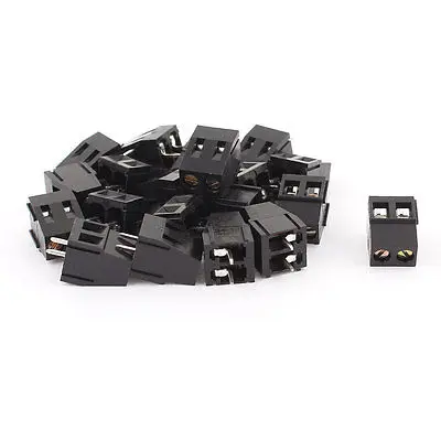 

2PCS 300V 10A 2Position 2-Pin PCB Mount Screw Terminal Block for 24-12AWG Wire