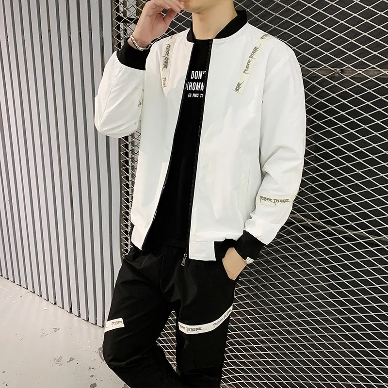 

2019 Two-Piece Set Spring And Autumn Set Men's Korean-style Trend Teenager Hoodie MEN'S Casual Jacket Long Sleeve Sports