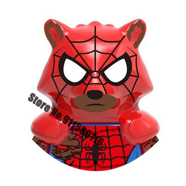 Superhero Spiderman Suit Building Blocks Bricks Mysterio Peter Parker Miles Morales Action Figures Kids Toys Christmas Gifts I-X1467
