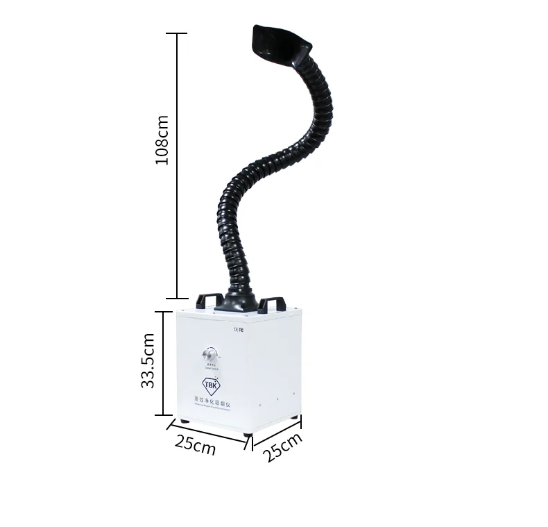 Новейший ТБК вытяжка пайка очиститель дыма поглотитель пыли инструмент для курения Очиститель очистки воздуха очиститель пыли комната