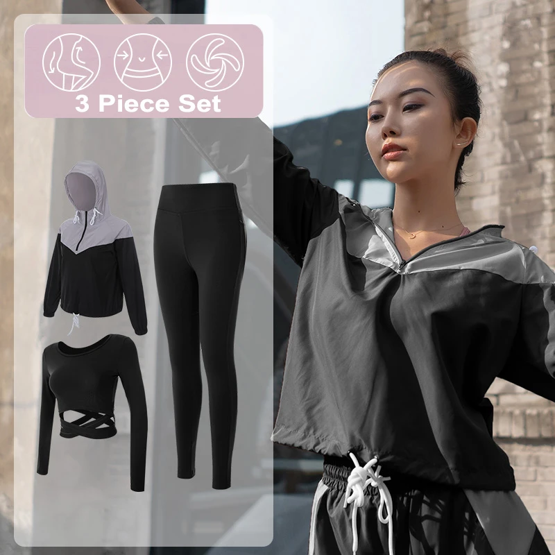 3 Piece Set Gym Clothing  (2)