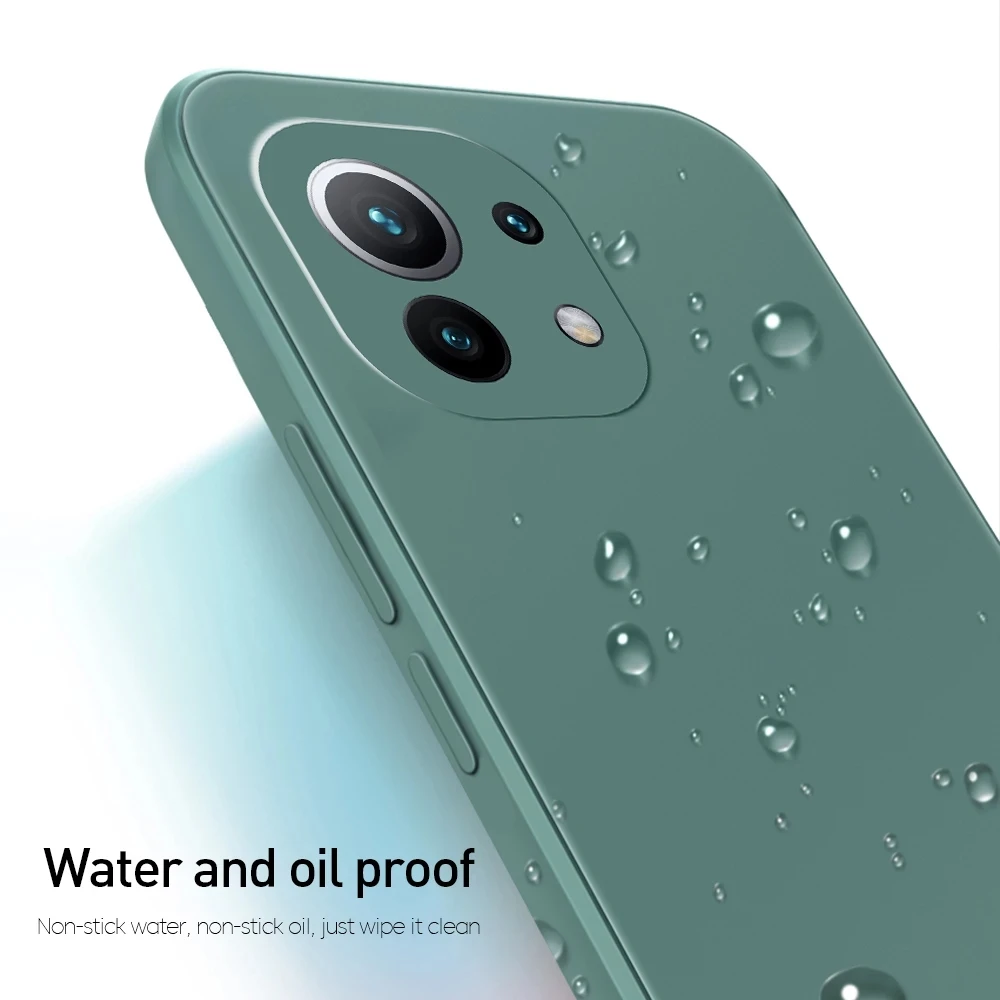Luxury Right Angle Liquid Soft Silica Gel Phone Case For Xiaomi Redmi 11 Pro Ultra Lite 11X 10T 11I Candy Color Protection Cover