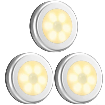 

Motion Sensor Light, Motion-Sensing Battery Powered Led Stick-Anywhere Nightlight,Wall Light For Entrance,Hallway,Basement,Garag