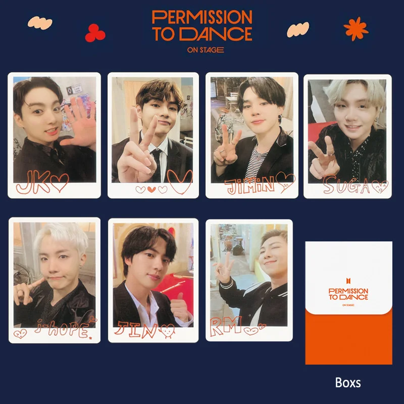 KPOP Bangtan Boys Concertcard Smallcard Randomcard Polaroid Sweatercard LOMOcard Postcard K-POP BangtanBoys Thank You Card