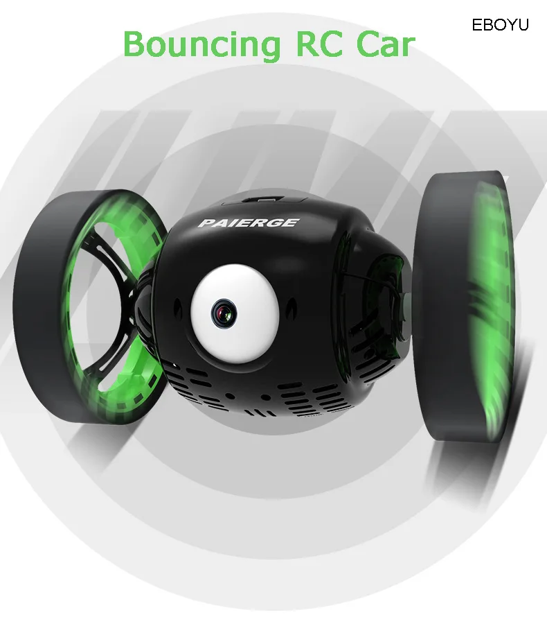 EBOYU PEG700 2,4 г Большой Глаз WiFi FPV 720P HD камера RC прыгающий игрушечный автомобиль прыжок высокий трюк автомобиль музыка светодиодный фары RC отскок автомобиль подарок игрушка