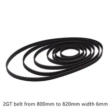 3D printer belt GT2 closed loop rubber 2GT timing 800 802 804 806 808 810 812