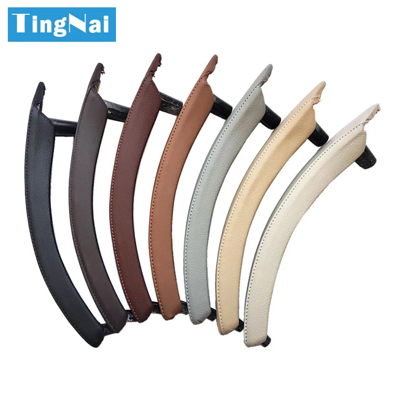 Lhd Rhd Left Right Interior Passenger Door Handle Outer Leather Cover