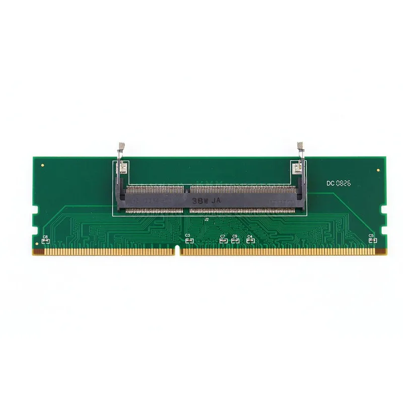 1 шт. разъем для ОЗУ адаптер DDR3 ноутбук SO-DIMM на рабочий стол DIMM память 204 Pin ноутбук до 240 Pin защитная карта Прямая