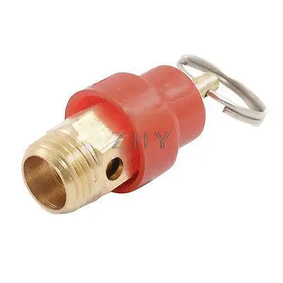 Воздушный компрессор золотой тон 13 мм резьба предохранительный клапан