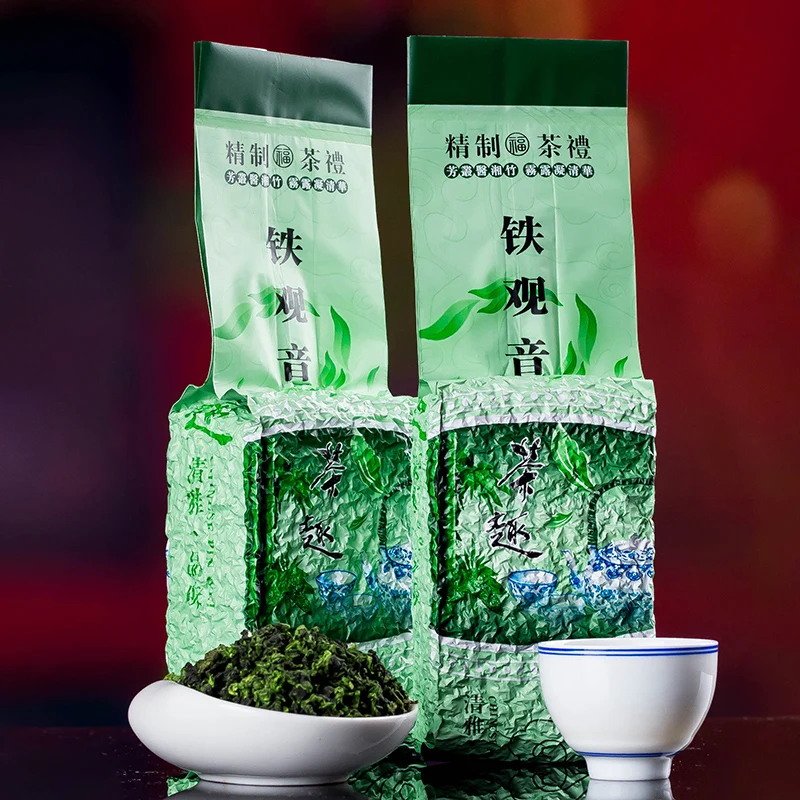 

2020 China Anxi Tiekuanyin Tea Fresh 1275 5A Organic Oolong Tea For Weight Loss Tea Health Care Beauty Green Food