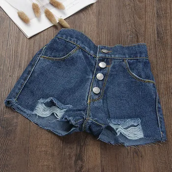 

Summer Kids Short Denim Shorts for Girls Fashion Girl Short Princess Jeans Children Pants Girls Shorts Girls Clothing