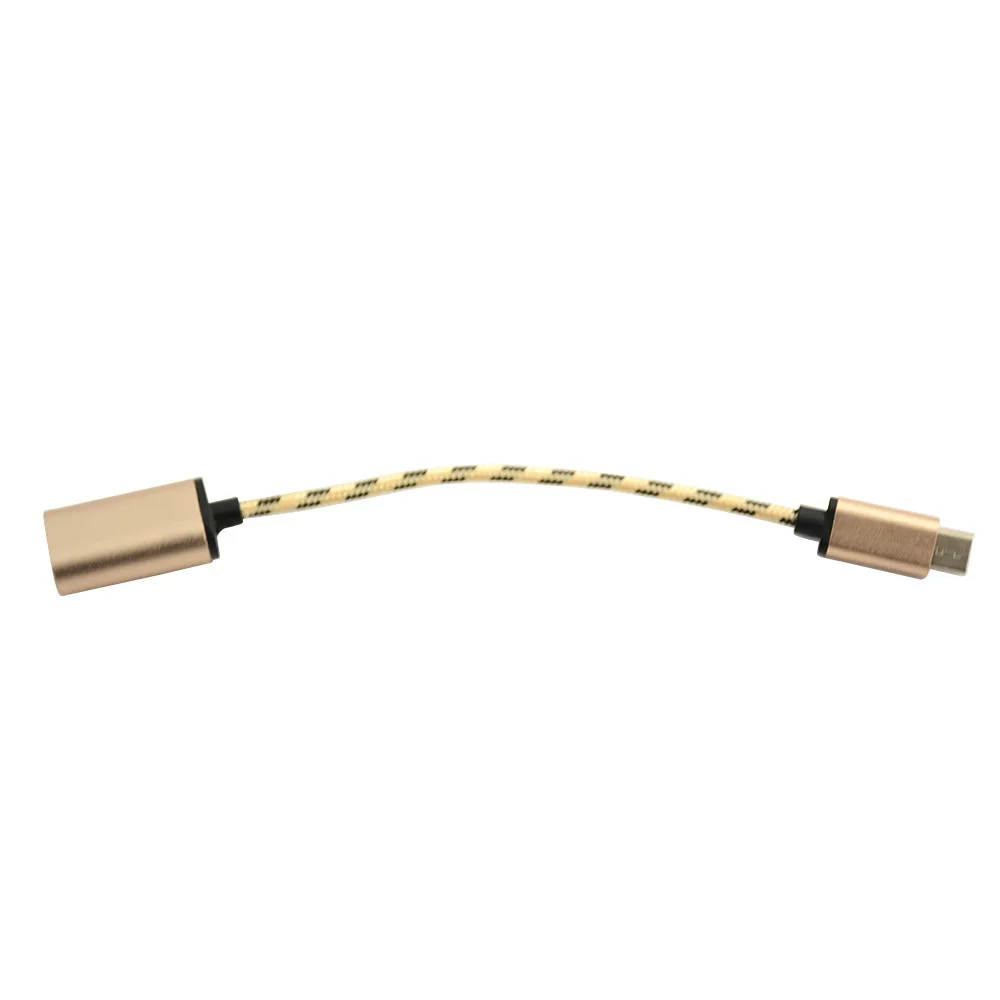 USB 3,1 type C штекер USB 3,0 A Женский OTG кабель для передачи данных Кабель-адаптер type-C OTG 0,15 м