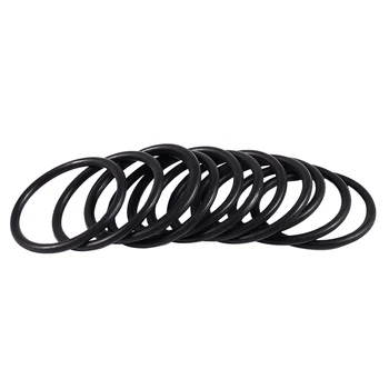 

10 pieces black rubber O ring oil seal Sealing grommets 19mm x 16mm x 1.5mm