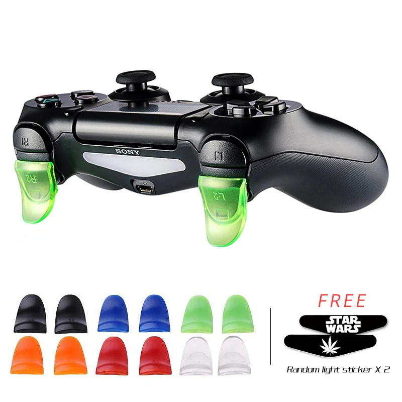 Расширители пусковых кнопок ZOMTOP Frog L2 R2 1 пара геймпад для Playstation 4 Ps4/ps4 Slim/pro