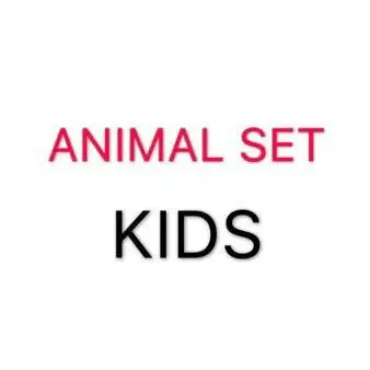 red KIDS ANIMAL Прямая поставка; Рождественский комплект из 2 предметов; Повседневная Новая модная футболка для детей и женщин; футболка с буквенным принтом семейная футболка с круглым вырезом - Цвет: red KIDS ANIMAL